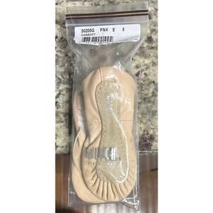 Bloch Dansoft S0205G Pink Leather Full Sole Ballet Slippers Child Size 8B